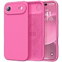 Vooii Magnetic for iPhone Air Case 6.5" Premium Silicone, Pitaya