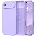 Vooii Magnetic for iPhone Air Case 6.5" Premium Silicone, Light Purple