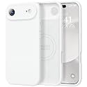 Vooii Magnetic for iPhone Air Case 6.5" Premium Silicone, White