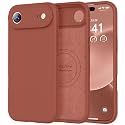 Vooii Magnetic for iPhone Air Case 6.5" Premium Silicone, Caramel