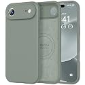 Vooii Magnetic for iPhone Air Case 6.5" Premium Silicone, Calke Green