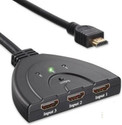 Vooy  TV-out Cable HDMI Switch, 3 Port 4K HDMI Switch 3 in 1 Out with High Speed Switch Splitter Pigtail Cable Supports Full HD 4K 1080P 3D Media Streaming Device