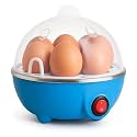 Voracia Electric Egg Boiler | 350 Watt | Boils Upto 7 Eggs | Automatic Operation, 3 Boiling Modes | Overheat Protection | Stainless Steel Heating Plate, Measuring Cup | 75ml | Plastic | White