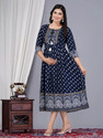 Vorcia Febtex Women Printed Anarkali Kurta