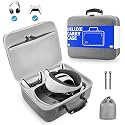 VORI Carrying Case for PSVR2 Gaming Headset and Touch Controllers Accessories, Portable Protection Hard Case for PS VR2 Controller, Suitable for Travel and Home Storage, Grey