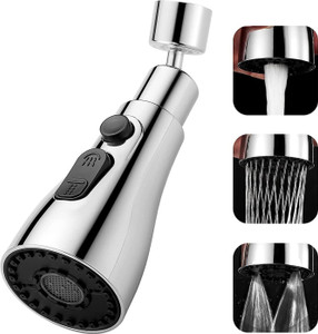 voroly tap extender for kitchen sink univesal kitchen fauet 3 function pull down sink faucet nozzle screw on