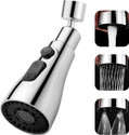 Voroly Tap Extender for Kitchen Sink, Univesal Kitchen Fauet 3 Function Pull Down Sink Faucet Nozzle (Screw On)