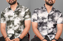 Voroxy Men DyedOmbre Casual Multicolor Shirt