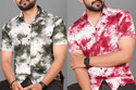 Voroxy Men DyedOmbre Casual Multicolor Shirt