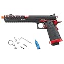 Vorsk Aluminum CNC Airsoft Titan Hi-Capa Extended Gas Blowback Pistol w/ 20mm Rail