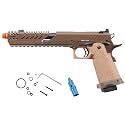 Vorsk Aluminum CNC Airsoft Titan Hi-Capa Extended Gas Blowback Pistol w/ 20mm Rail