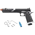 Vorsk Aluminum CNC Airsoft Titan Hi-Capa Extended Gas Blowback Pistol w/ 20mm Rail