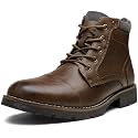 Vostey Men's Boots Motorcycle Combat Casual Boots