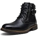Vostey Men's Boots Motorcycle Combat Casual Boots
