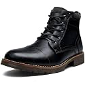 Vostey Men's Boots Motorcycle Combat Casual Boots