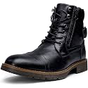 Vostey Men's Boots Motorcycle Combat Casual Boots