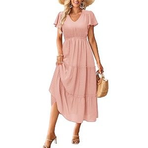 VOTEPRETTY Womens 2026 Summer Boho Maxi Dresses