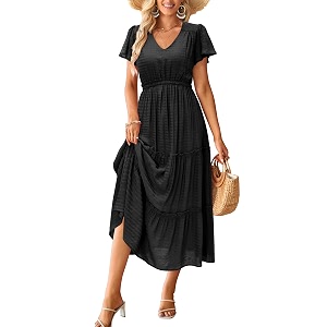 VOTEPRETTY Womens 2026 Summer Boho Maxi Dresses
