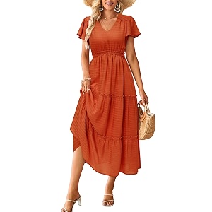 VOTEPRETTY Womens 2026 Summer Boho Maxi Dresses