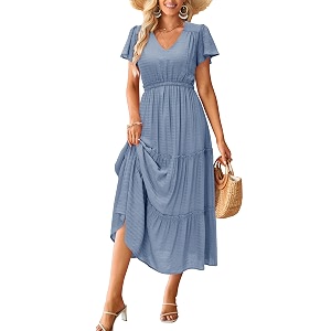 VOTEPRETTY Womens 2026 Summer Boho Maxi Dresses