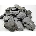 Voulosimi Natural Slate Rocks PH Neutral Stone Perfect Rocks for Aquariums, Landscaping Model,Tank Decoration,Amphibian Enclosures (3.5 LB, 5-7 inch)