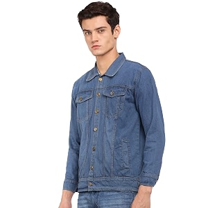 VOXATI Mens Denim Jacket