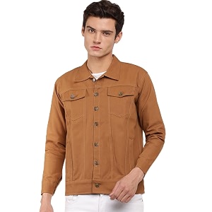 VOXATI Mens Denim Jacket