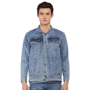 VOXATI Mens Denim Jacket