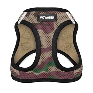 voyager step-in air dog vest harness - army small