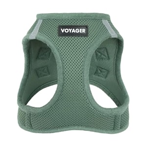 voyager step-in air dog vest harness - moss green large