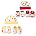 VParents New Born Baby Cotton Gloves, Cap &amp; Mittens Combo Set (0-3 Months) | Booty Set | Kids Gloves &amp; Socks | Best Baby Gift | For Boys &amp; Girls