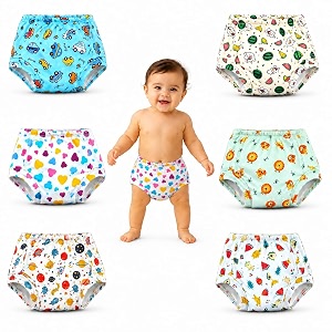 vparents padded underwear for babies and toddlers with 3 layers of cotton padding potty training pull up amp diaper-free time pack of 62-3 years lion car heart galaxy watermelon fruitie