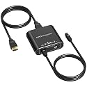 VPFET HDMI ARC Audio Extractor Only Work for HDTV ARC to Optical HDMI ARC to RCA Audio Converter Adapter RCA to 3.5MM AUX+Toslink output Support 192KHZ for Soundbar Speaker Headphones Amplifier No CEC