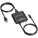 VPFET HDMI eARC Audio Extractor Only Work for HDTV ARC/eARC Audio Adapter Converter HDTV Audio Transmitted via Toslink+Coaxial ports Support 192KHZ for Soundbars Home Theaters and Audio Systems No CEC