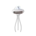 VR Baby Luxury Stroller Fan Portable Rechargeable, Bladeless, Disco Volante (Pure White)