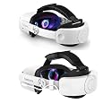 TRANSNOVO VR Head Strap Bundle (2-Pack) Compatible with Meta Quest 2, One-Button Retractable Design, Quest 2 Accessories