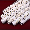 Vrb Dec Tm 10 Pcs Gift Wrapping Paper Sheet For Boxes/Gift Papers Sheets/Gift Wrapper/Gift Packing Material Wrapping Paper (Golden 10 Sheets With Gift Card)