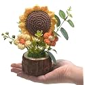 VRB DecTM 1 Pcs Crochet Flowers Artificial