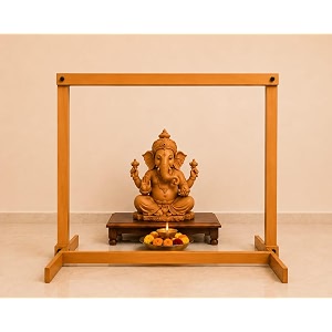 vrb dectm 1 pcs ganpati decoration items for home backdrop stand for decorationbackdrop for pooja decoration ganpati decoration mandap ganesh chaturthi decoration items diwali pooja festival decoration design no 1