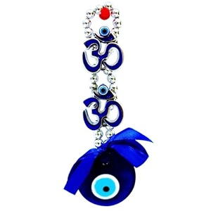 vrb dec plastic tm 1 pcs turkish om evil eye hanging for home entrance doorwallcar pendant dashboard ornament good luck and prosperity diwali decoartion gift itemslucky om nazar battu design 2