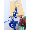 VRB DecTM 1 Pcs Turkish OM Evil Eye Hanging for Home Entrance Door,Wall,Car Pendant Dashboard Ornament Good Luck and Prosperity Diwali Decoartion Gift Items | Lucky OM Nazar Battu (Design 9)
