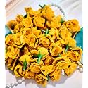 VRB DecTM 50 Pcs Artificial Fabric Rose