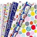 VRB DecTM Gift Wrapping Paper Sheet For Boxes/Gift Papers Sheets/Gift Wrapper/Gift Packing Material Wrapping Paper for Gift Packing Birthday,Anniversary,Diwali,Christmas. (Happy Birthday Design 20 Sheets With Gift Cards)