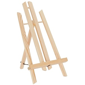 vrb dectm wooden foldableadjustable easel stand for displaying great artwork sketchart paintingcanvasbusiness promotions display artist students 1 ft easel stand - 1 pcs