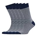 VRD Men's Dress Socks Bamboo Rayon, 5-Pack Crew Socks, Multiple Colors and Designs, Shoe Size 8-13, Gift Box