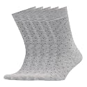 VRD Men's Dress Socks Bamboo Rayon, 5-Pack Crew Socks, Multiple Colors and Designs, Shoe Size 8-13, Gift Box