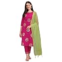 VredeVogel Cotton Silk Blend Straight Embroidery Kurta
