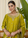 VredeVogel Embroidered Kurta TrouserPant Dupatta Set