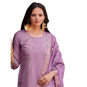 VredeVogel Kurta Set with Dupatta Viscose