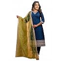 VredeVogel Women39s Chanderi Silk Embroidered Kurta with